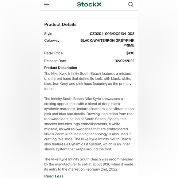 Nike Kyrie Infinity Size 7.5 - Picture 9 of 9